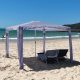 Coolcabanas Beach Cool Cabana Canopy Sun Shade Shelter Tent – 8′ x 8′ or 6’6″ x 6’6″, Easy to Setup, Folds to Just 3’5″, Perfect for Family Beach – MadeInUSA