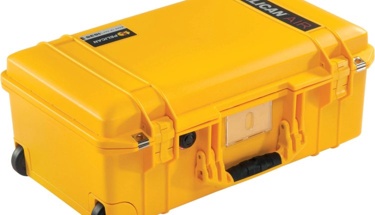 Pelican 1535 Air Case (No Foam) Yellow - MadeInUSA