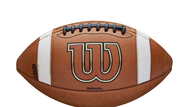 Wilson NCAA 1003 GST Official Leather Football - MadeInUSA
