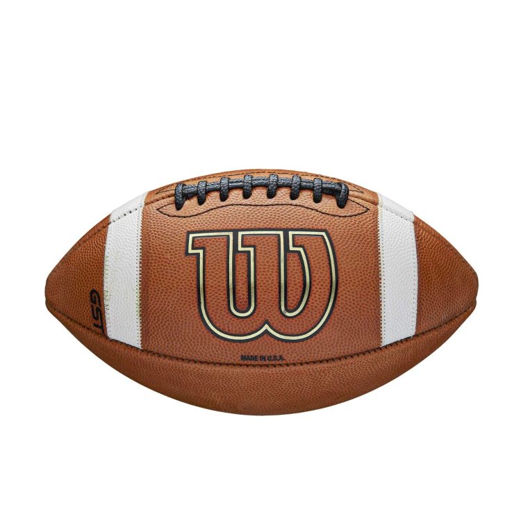 Wilson NCAA 1003 GST Official Leather Football - MadeInUSA
