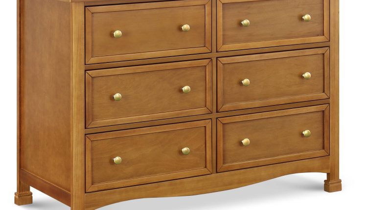 DaVinci Kalani 6 - Drawer Double Wide Dresser - Chestnut - MadeInUSA