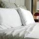 LUXOME Luxury Sheet Set | 100% Viscose from Bamboo | Full Size – White | Deep Pockets | 4-Piece Set (Fitted, Flat, 2 Pillowcases) – MadeInUSA