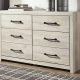 Ashley Cambeck 6 Drawer Dresser, Whitewash – MadeInUSA
