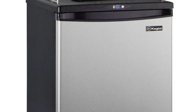 Kegco Z163S Dual Tap Stainless Steel Commercial/Residential Digital Kegerator - 24" Wide - MadeInUSA