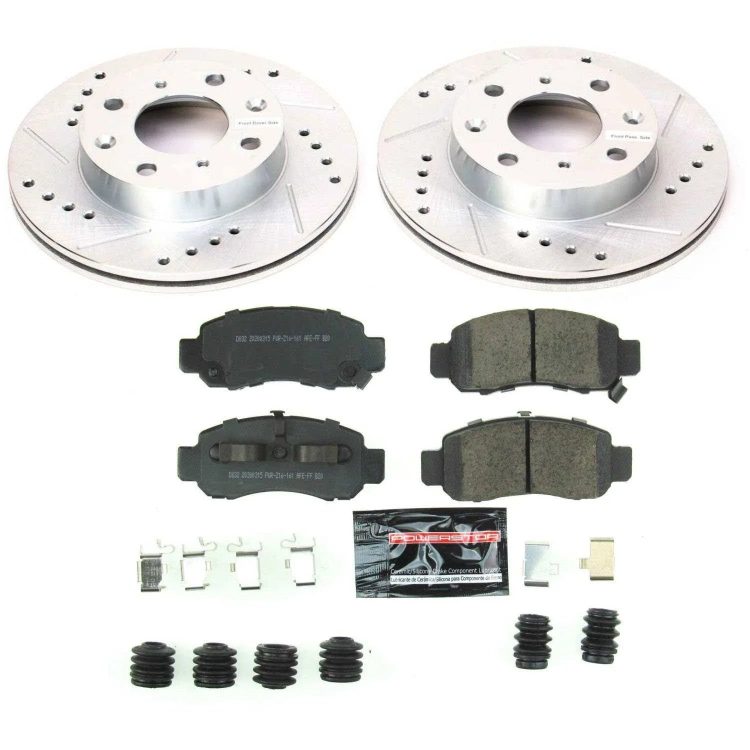 Power Stop K5224 - Front Z23 Evolution Sport Brake Kit - MadeInUSA