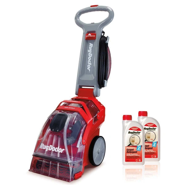 Rug Doctor Deep Carpet Cleaner with 2 x 1L Carpet Detergent - MadeInUSA