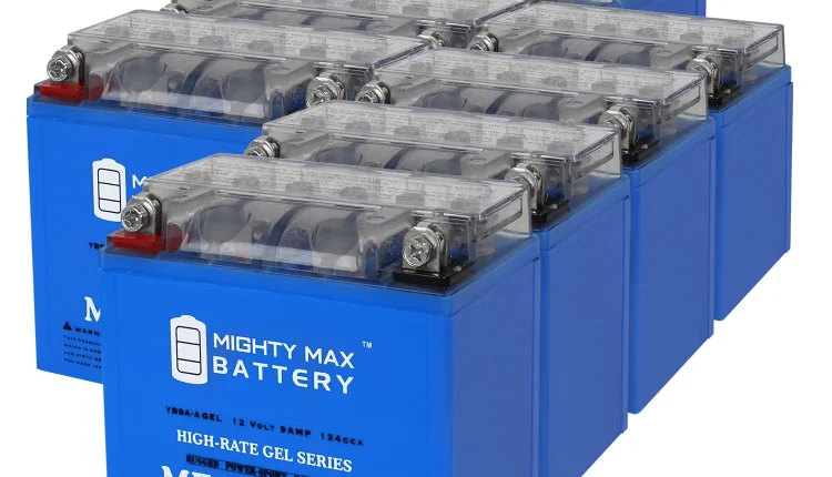 YB9A-A 12V 9AH GEL Replacement Battery compatible with LT-F160 QuadRunner TRX125 - 8 Pack - MadeInUSA