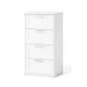 Style Selections Lana 21-in W x 16-in D x 40.2-in H White Solid Wood Closet Tower | LWSCDS – MadeInUSA