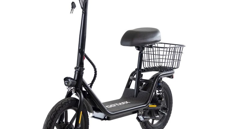 Gotrax Electric Scooter with Seat 18.6 Miles Range 15.5 MPH Power by 4 - MadeInUSA