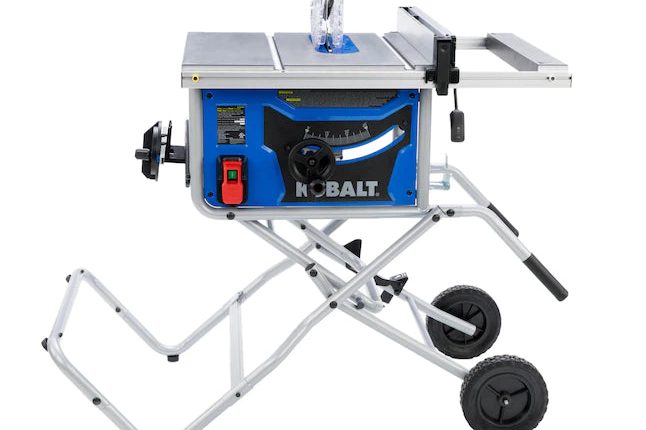 Kobalt KT10152 10in Carbidetipped Blade 15Amp Portable Corded Table Saw - MadeInUSA