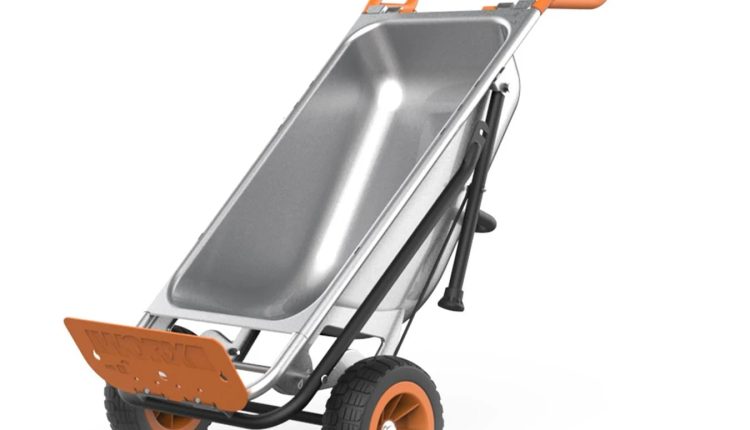 Worx Wg050 Aerocart 8-In-1 Yard Cart / Wheelbarrow / Dolly - MadeInUSA