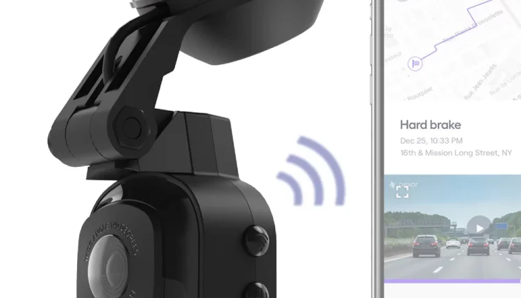 Scosche NEXC11032W-SP1 Full HD Smart Windshield Mount Car Dash Cam Powered by Nexar Black - MadeInUSA