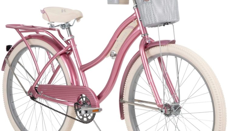 Huffy, nel Lusso Classic Cruiser Bike with Perfect Fit Frame, Women's, Light Blue, 26" - MadeInUSA
