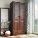 Palace Imports 5643 Flexible Mocha Solid Wood Wardrobe – MadeInUSA