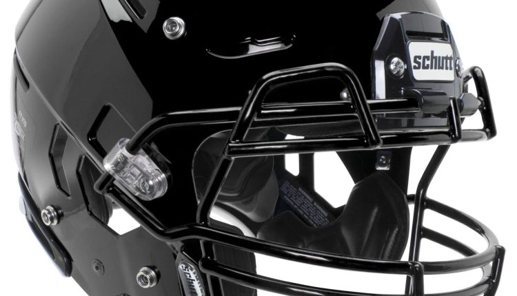 Schutt Adult F7 VTD Football Helmet, Black / L - MadeInUSA