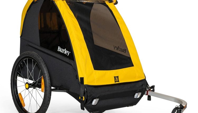 Burley Bee Single Trailer Yellow - MadeInUSA