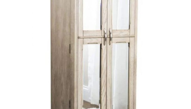 Hives & Honey Chelsea Grey Mist Jewelry Armoire - MadeInUSA
