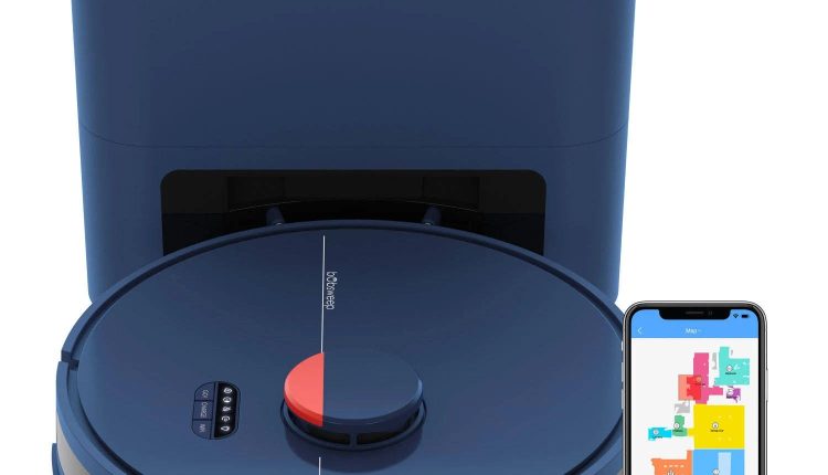 bObsweep Dustin Wi-Fi Connected Self-Emptying Robot Vacuum and Mop - MadeInUSA