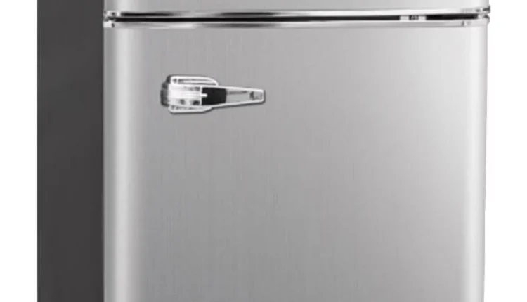 Frigidaire, 3.1 CU FT. Capacity 2 Door Compact Refrigerator with Chrome Trim , EFR391, Platinum - MadeInUSA