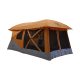 Gazelle T4 Plus 8 Person Portable Pop Up Camping Hub Orange Tent – MadeInUSA