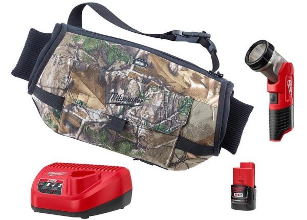 M12 Cordless Realtree Xtra Heated Hand Warmer and LED Light Kit - MadeInUSA