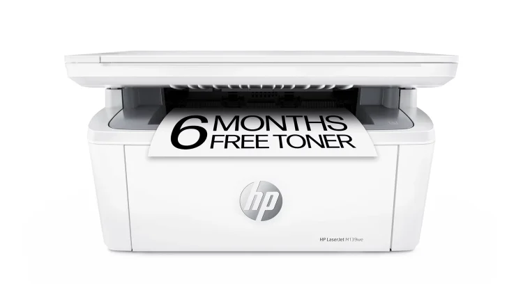 HP LaserJet MFP M139we Wireless Black & White Laser Printer with 6 Months of Instant Ink included with HP+ - MadeInUSA