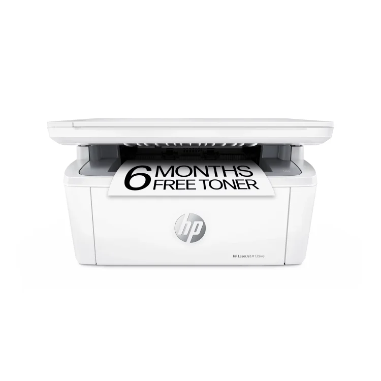 HP LaserJet MFP M139we Wireless Black & White Laser Printer with 6 Months of Instant Ink included with HP+ - MadeInUSA