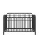 Little Seeds Raven Metal 3-in-1 Convertible Nursery Crib, Black – MadeInUSA