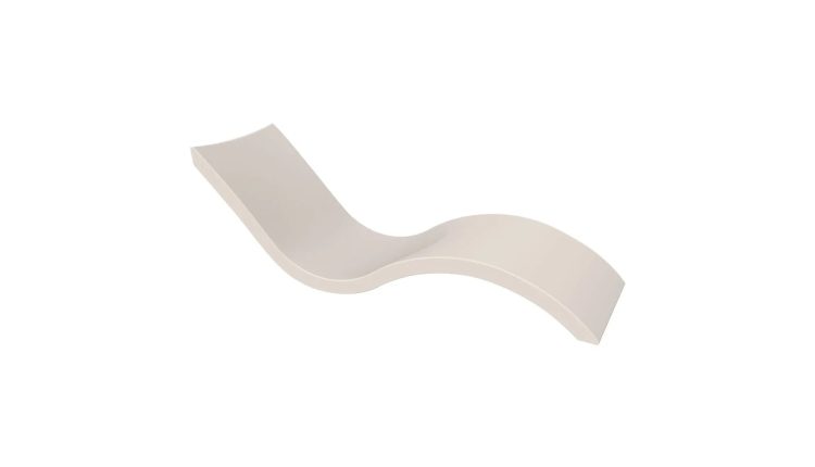 Ledge Lounger In-Pool Signature Chaise, Cloud - MadeInUSA