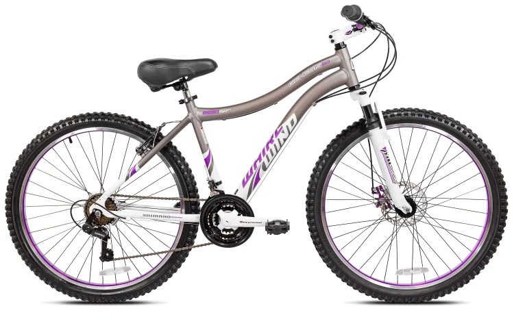 Genesis 26 Whirlwind Women's Mountain Bike, Gray - MadeInUSA
