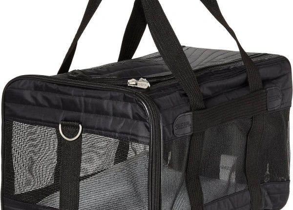 Sherpa Original Deluxe AirlineApproved Dog Cat Carrier Bag, Large - MadeInUSA