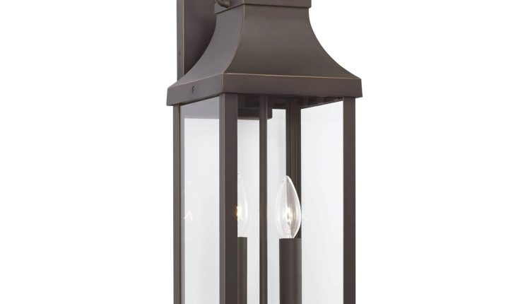 Capital Lighting 946421OZ Bradford 2 Light Outdoor Wall Lantern Oiled Bronze - MadeInUSA