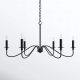 Ableton 6 – Light Candle Style Classic / Traditional Chandelier Birch Lane Finish: Matte Black, Size: 19″ H x 36″ W x 36″ D – MadeInUSA