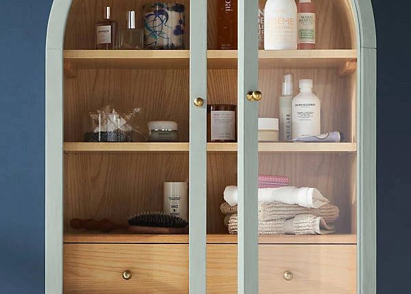 Fern Wall Cabinet by Anthropologie in Green, Size: L - MadeInUSA