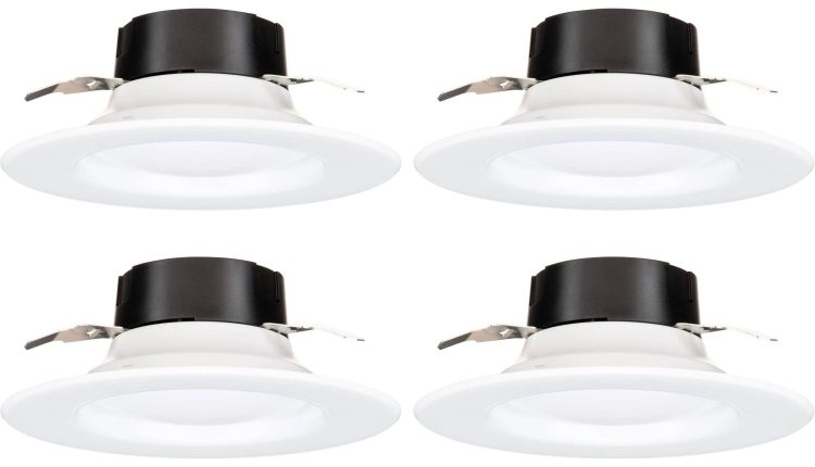 Philips Hue White and Color Ambiance 5-6" High Lumen Recessed Downlight (4-Pack) - MadeInUSA