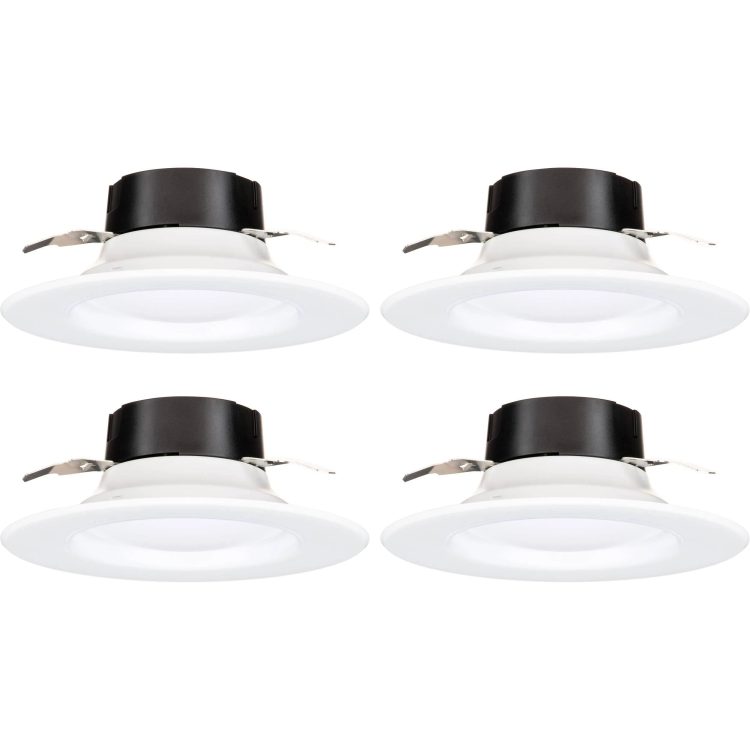 Philips Hue White and Color Ambiance 5-6" High Lumen Recessed Downlight (4-Pack) - MadeInUSA