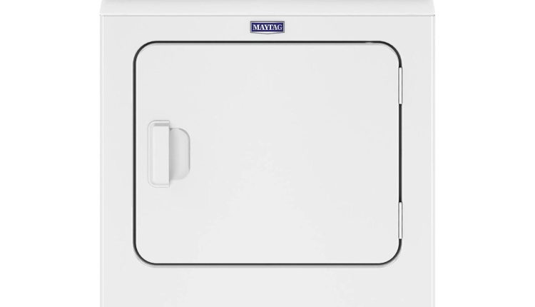 Maytag - 7.0 Cu. ft. Electric Dryer with Wrinkle Prevent - White - MadeInUSA