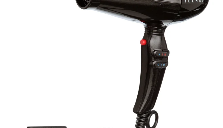 BaBylissPRO Nano Titanium Volare V1 Full-Size Dryer Ferrari-Designed Engine Black - MadeInUSA