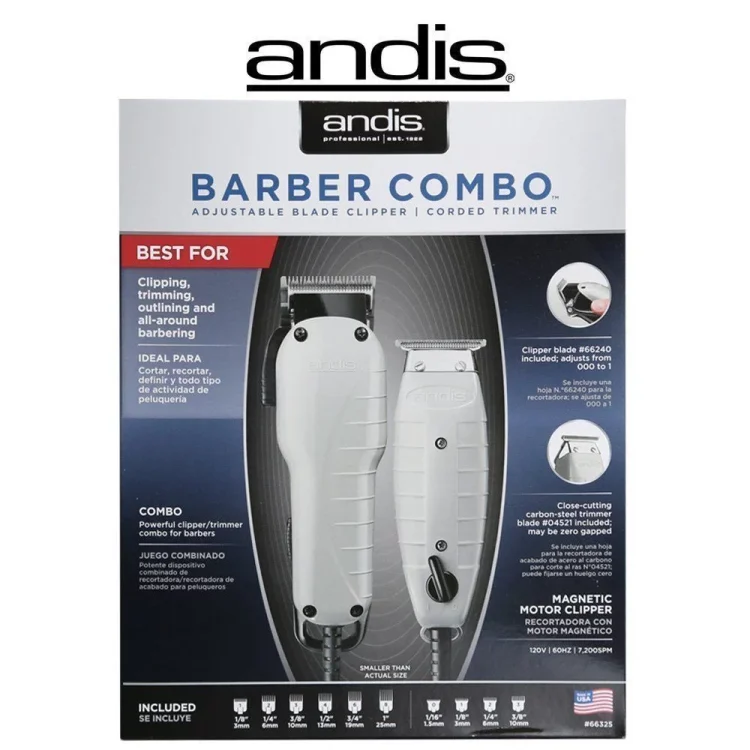 Andis 66325 66325- Us-1 Gto Barber Combo - MadeInUSA