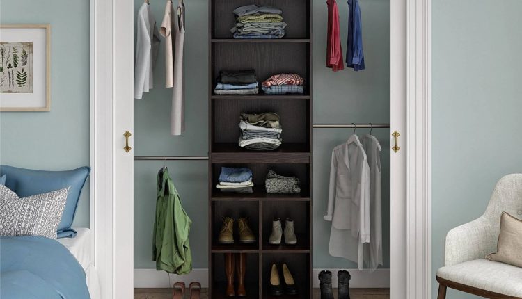 SystemBuild Rochon Closet Storage System in Espresso, Brown - MadeInUSA