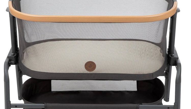 Maxi Cosi Iora Bedside Bassinet - Essential Graphite - MadeInUSA
