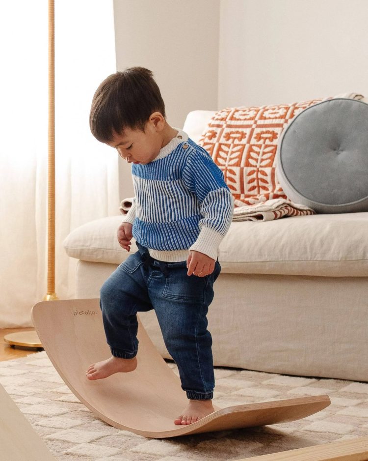 Surfer Balance Board by Piccalio - Smart Wooden Play - MadeInUSA
