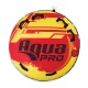 AquaPro Heavy Duty Nylon Deck Style Towable 1 Person Rider, Yellow and Red – MadeInUSA