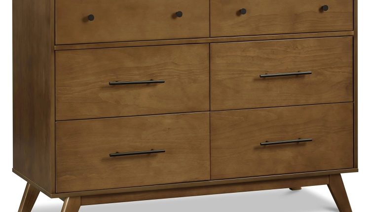 DaVinci Otto 6-Drawer Dresser - Walnut - MadeInUSA