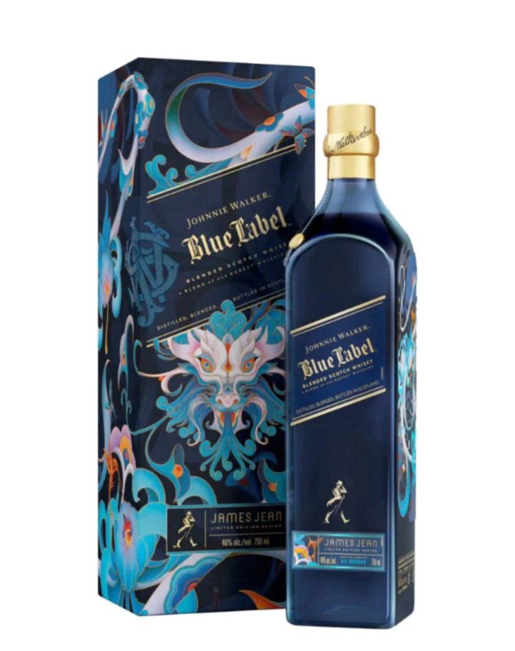 Johnnie Walker - Blue Label Year of The Dragon (750ml) - MadeInUSA