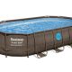 Bestway Power Steel Swim Vista 17ft x 10ft x 42″ Oval Pool , – MadeInUSA