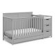 Graco Hadley 5-in-1 Convertible Crib and Changer with Drawer Pebble G – MadeInUSA