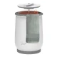 SLF Luxury Towel Warmer, 20L Electric Hot Towel Warmer Bucket, Fits Up to Two 40×70 Oversized Towels, 18.5 x 13 in, White – MadeInUSA