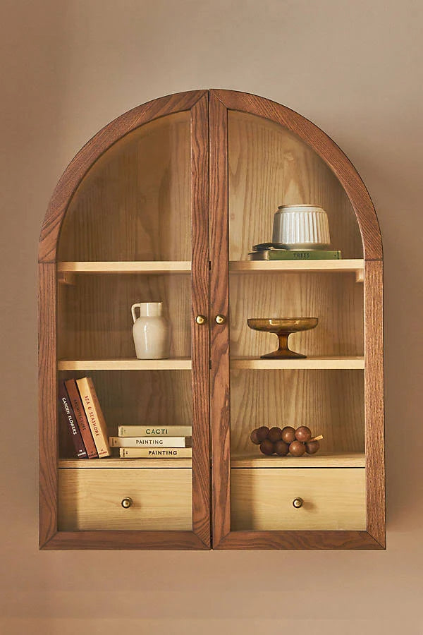 Fern Wall Cabinet by Anthropologie in Beige, Size: L - MadeInUSA