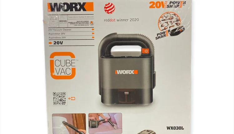 Worx WX030L 20V Power Share Cube Vac Cordless Compact Vacuum - MadeInUSA